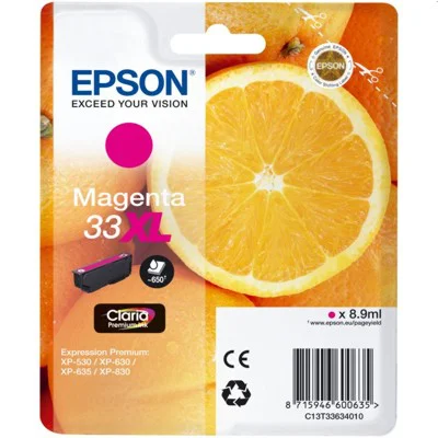 Original OEM Ink Cartridge Epson T3363 (C13T33634010) (Magenta)