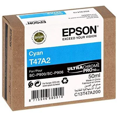 Original OEM Ink Cartridge Epson T47A2 (C13T47A200) (Cyan)