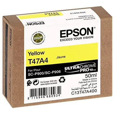 Original OEM Ink Cartridge Epson T47A4 (C13T47A400) (Yellow)