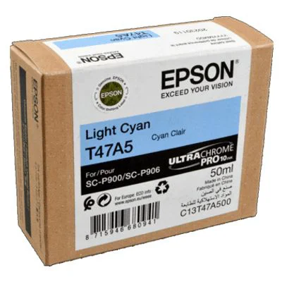 Original OEM Ink Cartridge Epson T47A5 (C13T47A500) (Light cyan)