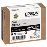 Original OEM Ink Cartridge Epson T47A7 (C13T47A700) (Gray) for Epson SureColor SC-P900