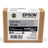 Original OEM Ink Cartridge Epson T47A9 (C13T47A900) (Light gray) for Epson SureColor SC-P900