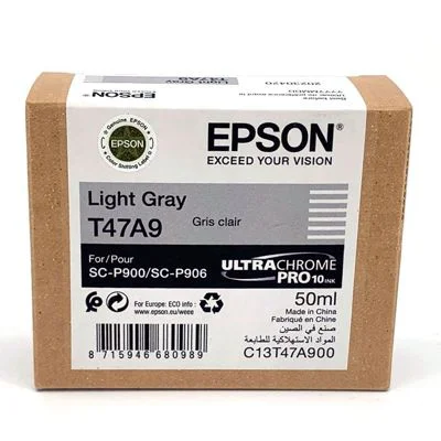 Original OEM Ink Cartridge Epson T47A9 (C13T47A900) (Light gray)