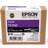 Original OEM Ink Cartridge Epson T47AD (C13T47AD00) (Violet ) for Epson SureColor SC-P900
