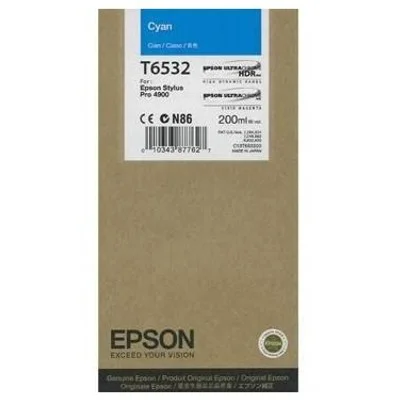 Original OEM Ink Cartridge Epson T6532 (C13T653200) (Cyan)