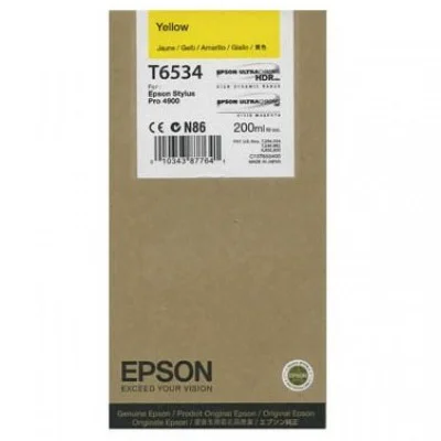 Original OEM Ink Cartridge Epson T6534 (C13T653400) (Yellow)