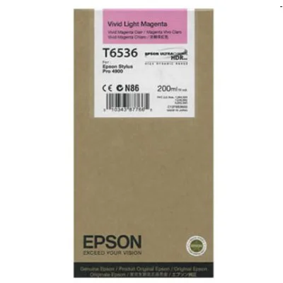 Original OEM Ink Cartridge Epson T6536 (C13T653600) (Light magenta)