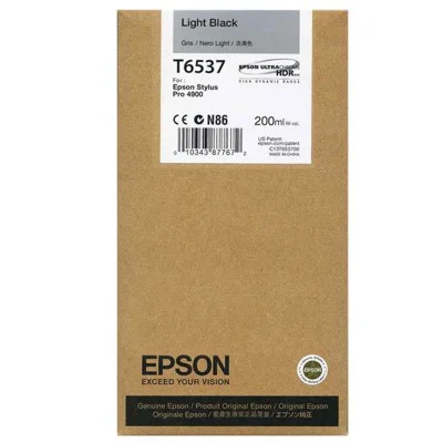 Original OEM Ink Cartridge Epson T6537 (C13T653700) (Light black)