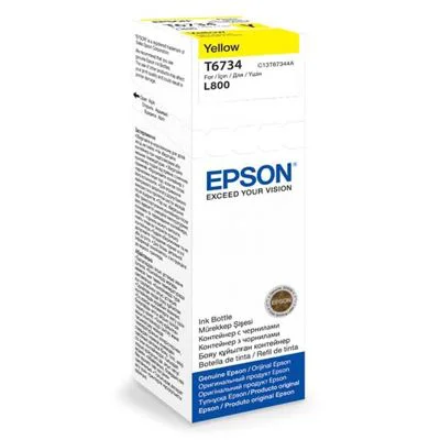 Original OEM Ink Cartridge Epson T6734 (C13T67344A) (Yellow)