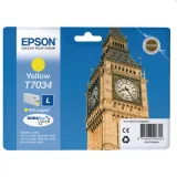 Original OEM Ink Cartridge Epson T7034 (C13T70344010) (Yellow) for Epson WorkForce Pro WP-4545DTWF