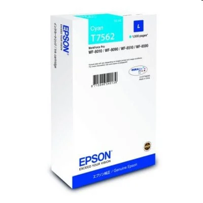 Original OEM Ink Cartridge Epson T7562 (C13T756240) (Cyan)