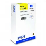 Original OEM Ink Cartridge Epson T7564 (C13T756440) (Yellow) for Epson WorkForce Pro WF-8010DW