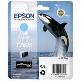 Original OEM Ink Cartridge Epson T7605 (C13T76054010) (Light cyan) for Epson SureColor SC-P600