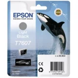 Original OEM Ink Cartridge Epson T7607 (C13T76074010) (Light black) for Epson SureColor SC-P600