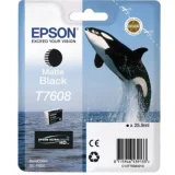 Original OEM Ink Cartridge Epson T7608 (C13T76084010) (Matte black) for Epson SureColor SC-P600