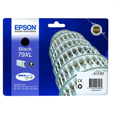 Original OEM Ink Cartridge Epson T7901 (C13T79014010) (Black)