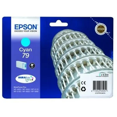 Original OEM Ink Cartridge Epson T7912 (C13T79124010) (Cyan)