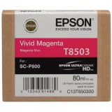 Original OEM Ink Cartridge Epson T8503 (C13T850300) (Magenta) for Epson SureColor SC-P800 Roll Unit Promo