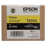 Original OEM Ink Cartridge Epson T8504 (C13T850400) (Yellow) for Epson SureColor SC-P800 Roll Unit Promo