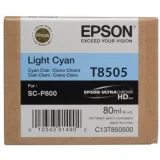Original OEM Ink Cartridge Epson T8505 (C13T850500) (Light cyan) for Epson SureColor SC-P800 Roll Unit Promo