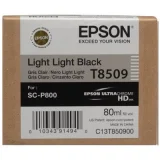 Original OEM Ink Cartridge Epson T8509 (C13T850900) (Light light black) for Epson SureColor SC-P800 Roll Unit Promo