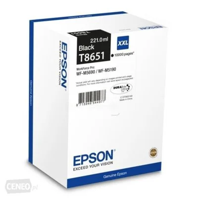 Original OEM Ink Cartridge Epson T8651 (C13T865140) (Black)