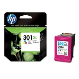 Original OEM Ink Cartridge HP 301 XL (CH564EE) (Color) for HP DeskJet 2542 All-in-One