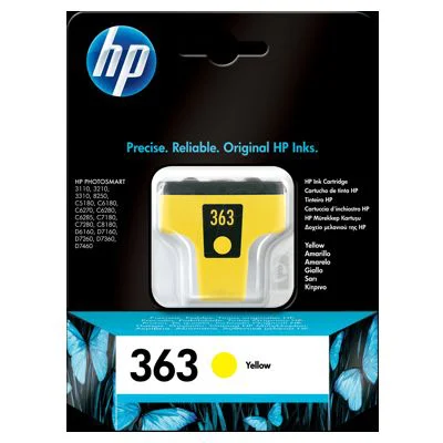 Original OEM Ink Cartridge HP 363 (C8773E) (Yellow)