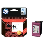 Original OEM Ink Cartridge HP 46 (CZ638AE) (Color) for HP DeskJet Ink Advantage Ultra 2029 All-in-One