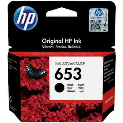 Original OEM Ink Cartridge HP 653 (3YM75AE) (Black)