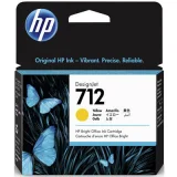 Original OEM Ink Cartridge HP 712 (3ED69A) (Yellow) for HP DesignJet T230 24"