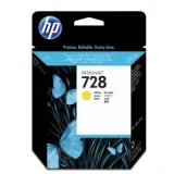 Original OEM Ink Cartridge HP 728 (F9J61A) (Yellow) for HP DesignJet T830