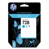 Original OEM Ink Cartridge HP 728 (F9J63A) (Cyan) for HP DesignJet T730