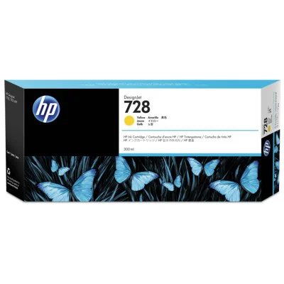 Original OEM Ink Cartridge HP 728 (F9K15A) (Yellow)