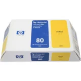 Original OEM Ink Cartridge HP 80 XL (C4848A) (Yellow) for HP DesignJet 1000