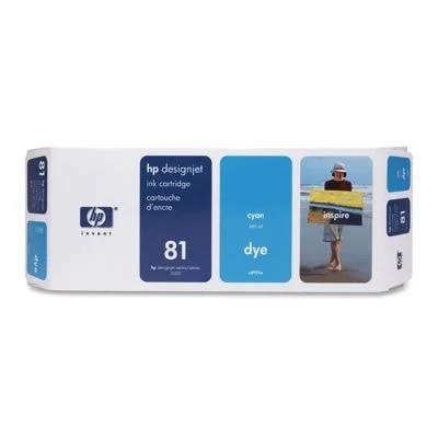 Original OEM Ink Cartridge HP 81 (C4931A) (Cyan)