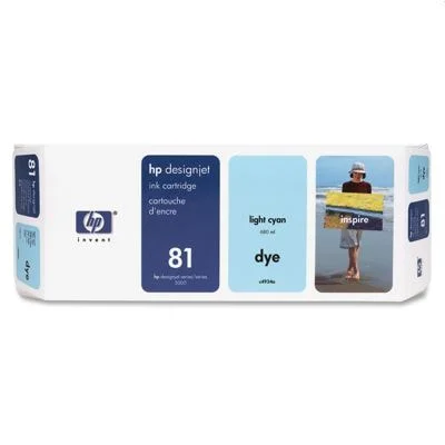 Original OEM Ink Cartridge HP 81 (C4934A) (Light cyan)