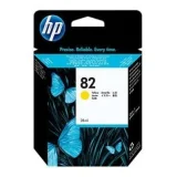 Original OEM Ink Cartridge HP 82 (CH568A) (Yellow) for HP DesignJet 800ps - C7780C