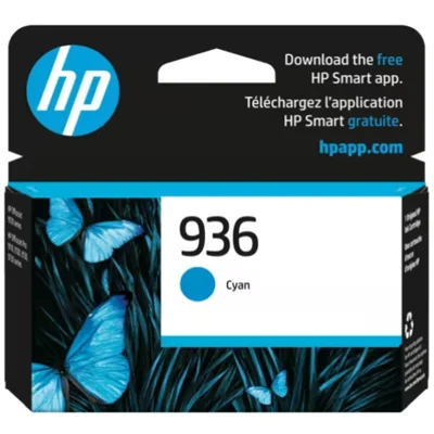 Original OEM Ink Cartridge HP 936 (4S6U9LN) (Cyan)