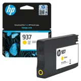 Original OEM Ink Cartridge HP 937 (4S6W4NE) (Yellow) for HP OfficeJet Pro 9110b