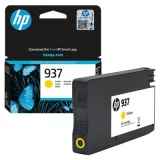 Original OEM Ink Cartridge HP 937 (4S6W4NE) (Yellow) for HP OfficeJet Pro 9120b