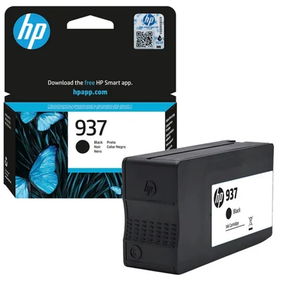 Original OEM Ink Cartridge HP 937 (4S6W5NE) (Black)