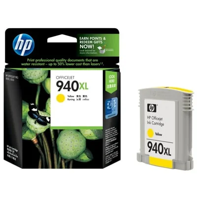 Original OEM Ink Cartridge HP 940 XL (C4909AE) (Yellow)