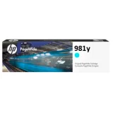 Original OEM Ink Cartridge HP 981Y (L0R13A) (Cyan) for HP PageWide Enterprise 556dn