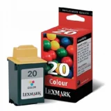 Original OEM Ink Cartridge Lexmark 20 (15MX120E) (Color) for Lexmark X63