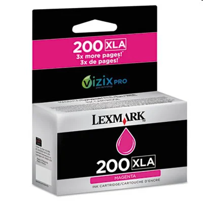 Original OEM Ink Cartridge Lexmark 200XL (14L0199) (Magenta)