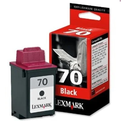 Original OEM Ink Cartridge Lexmark 70 (12AX970E) (Black)