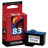 Original OEM Ink Cartridge Lexmark 83 (18L0042, 18LX042) (Color) for Lexmark X5100