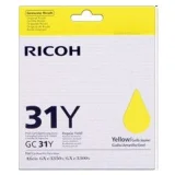 Original OEM Ink Cartridge Ricoh GC-31Y (405691) (Yellow) for Ricoh Aficio GX e3300