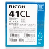 Original OEM Ink Cartridge Ricoh GC-41CL (405766) (Cyan)